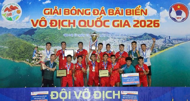 Da Nang win Beach Soccer