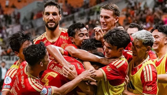 Persija Jakarta celebrate